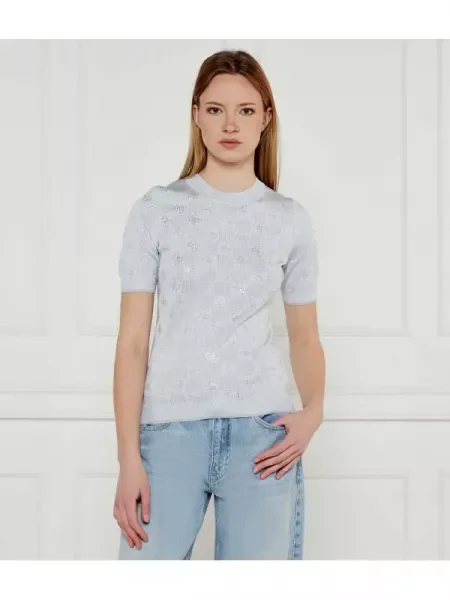 GUESS Pulover ROSIE 4G albastru
