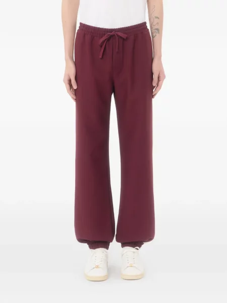 Pantaloni Valentino Garavani roșu
