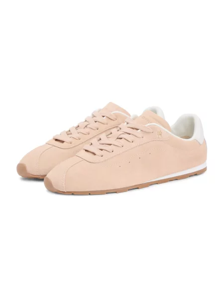 Tommy Hilfiger Sneakers Th Bella Low Runner Suede roz