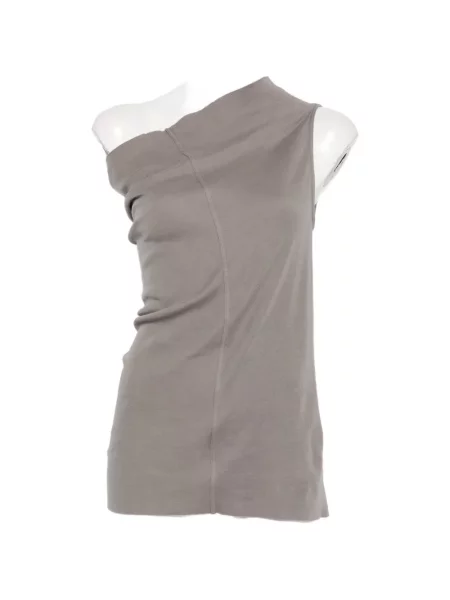 Top Rick Owens cu un umăr gol gri