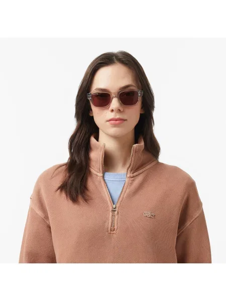 Lacoste толстовка коричнева