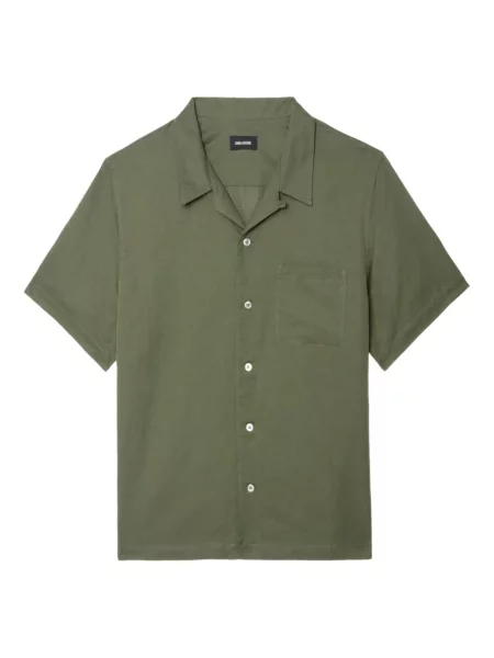 Cămașă Zadig&voltaire scurtă verde