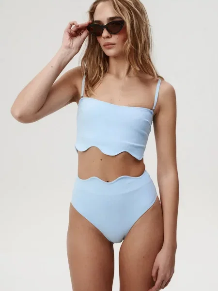 Undress Code figi kąpielowe Dashing Bikini Bottom niebieskie