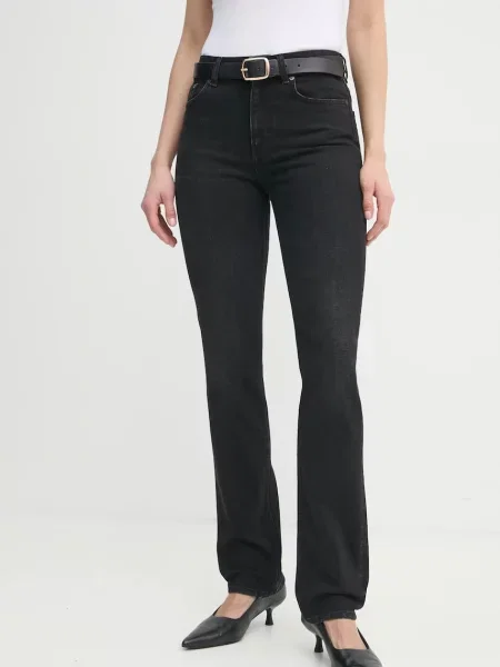 Filippa K jeans femei high waist negru