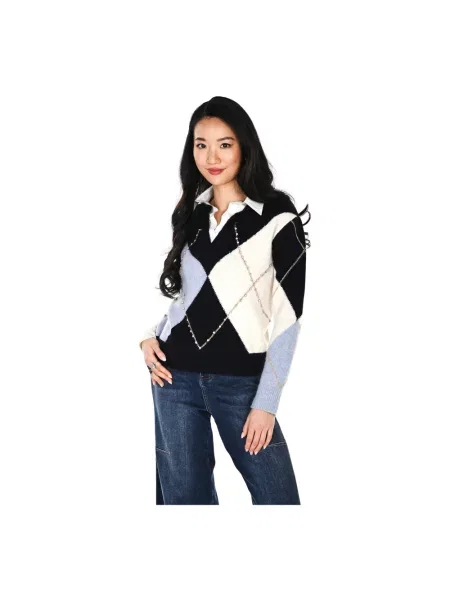 Dzianinowy sweter Frank Lyman