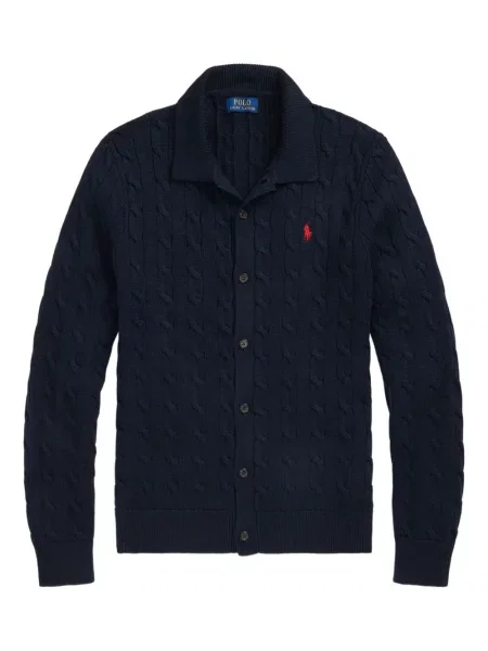 Μικρός κασκέτο Polo Ralph Lauren με χαμηλή μέση υφαίνω διαγωνίως πράσινο