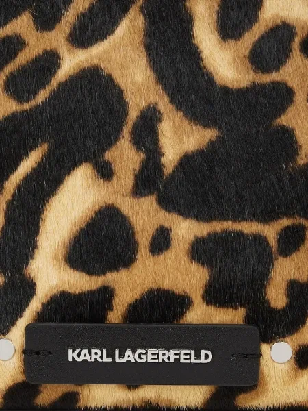 Karl Lagerfeld Kézitáska ekrü / világosbarna / sötét barna