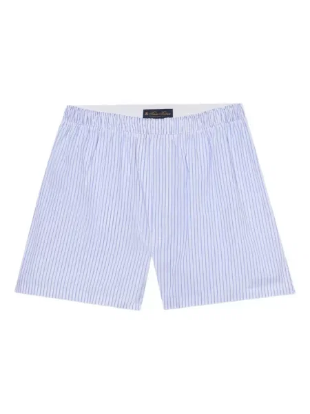 Pantaloni scurți Brooks Brothers cu dungi alb