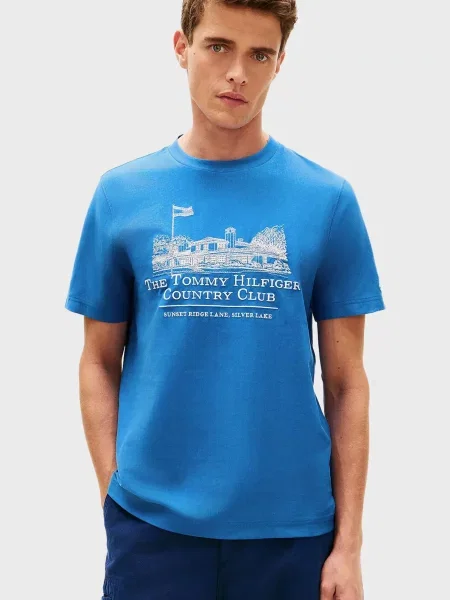 Футболка Tommy Hilfiger синяя