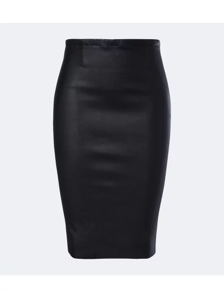 Fustă din piele Stouls negru