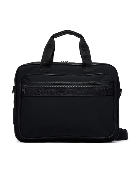 Tommy Hilfiger Чанта за лаптоп Th Repreve Computer Bag черен