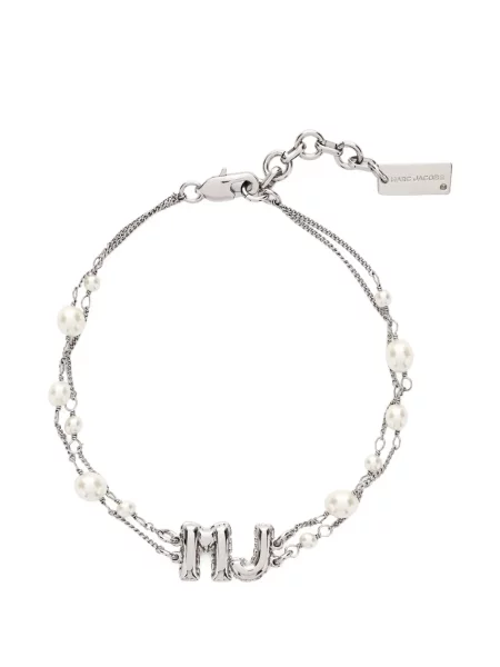 Brăţară Marc Jacobs cu perle argintiu