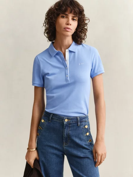 Gant koszulka polo Kobiety S niebieski