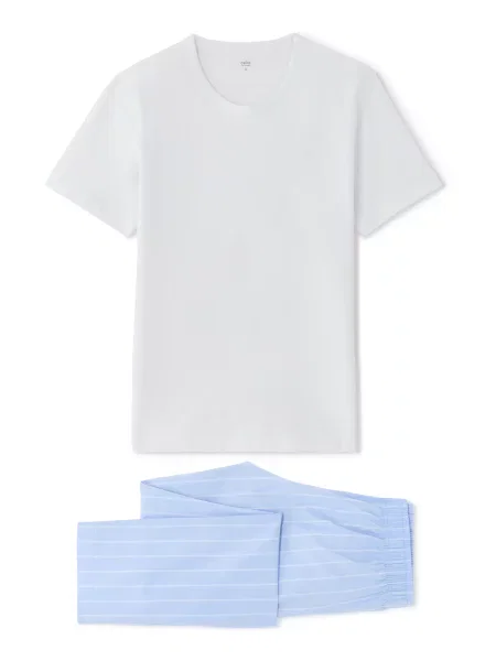 Pijamale Celio alb