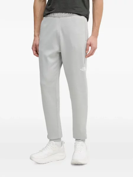 Pantaloni The North Face cu imagine alergare gri