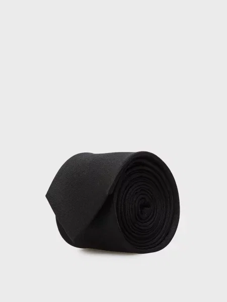 Шовкова краватка Karl Lagerfeld чорна