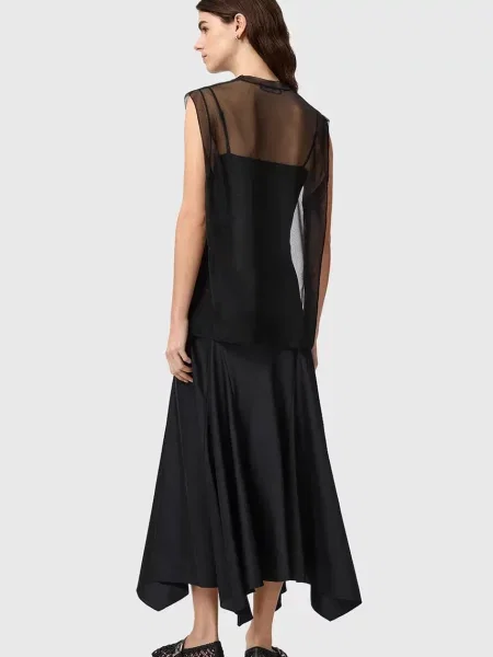 AllSaints rochie cu o bluză AVA negru