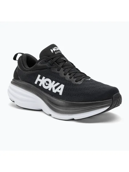 Мъжки обувки за бягане HOKA Bondi 8 black/white бяло