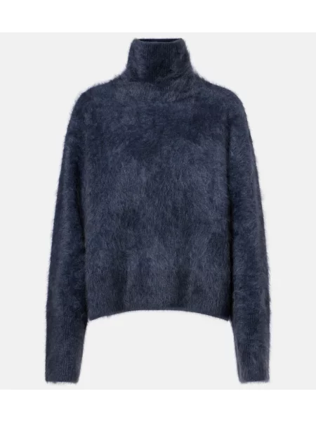 Pulover Lisa Yang din cașmir albastru