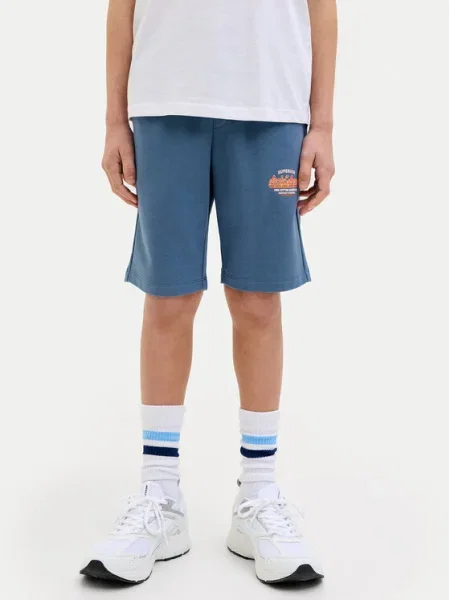 Jack & Jones Junior Спортни шорти Logo син