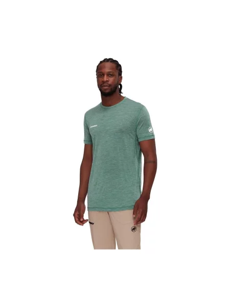 Vlněné tričko Mammut zelené