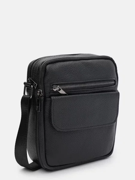 Borsa Leather Мессенджер Шкіра чорний