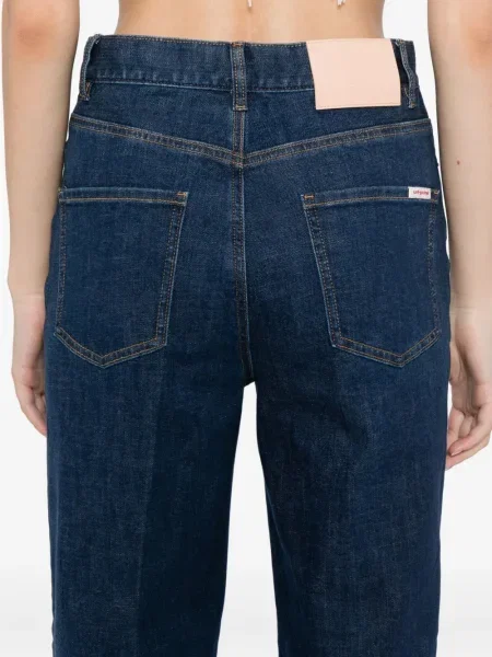 Blugi drepți Self-portrait albastru