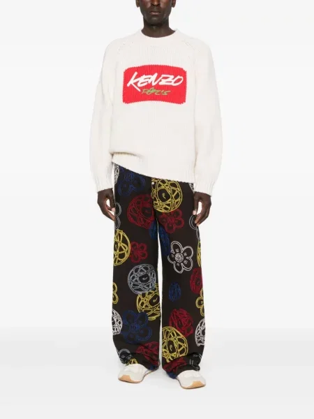 Pulover Kenzo cu imagine cu decolteu rotund