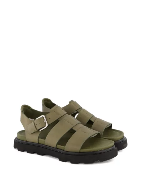 Sandale Ugg cu cataramă cu bretele verde