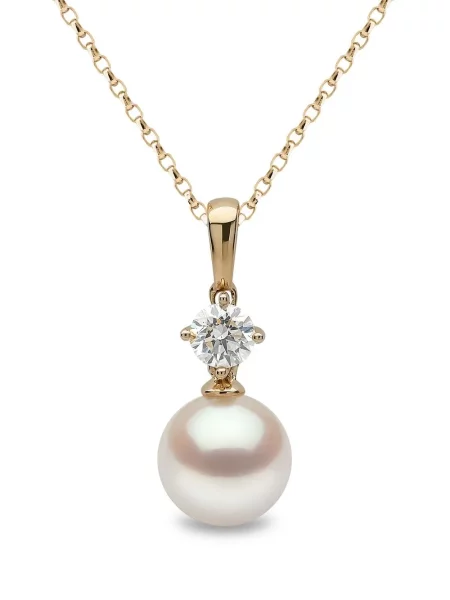 Класическо колие Yoko London жълто