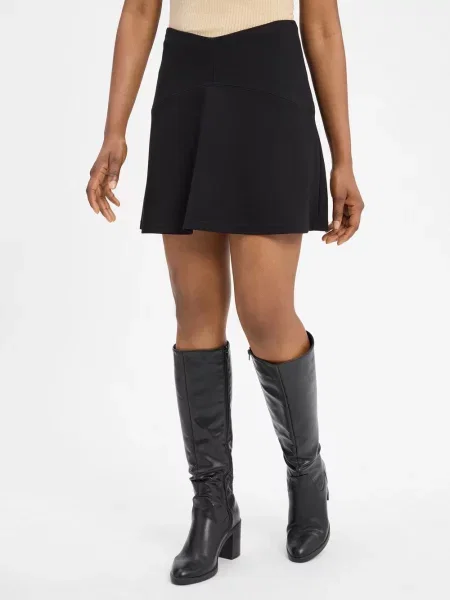 BOSS Orange spódniczka mini C_Vilano Kobiety jednolity S czarny