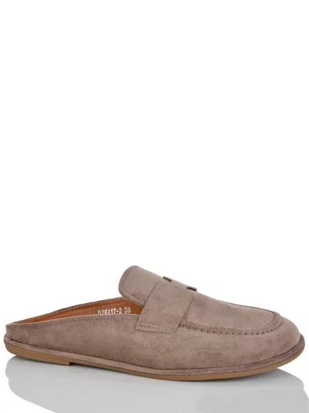 Замшевые сабо Navigator бежевые