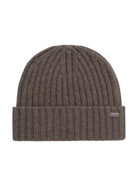 Paul&Shark czapka beanie wełniana brązowa