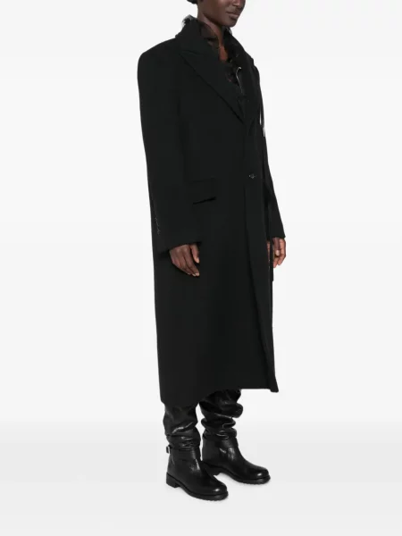 Kabát Ann Demeulemeester čierna