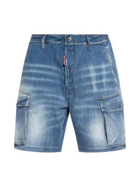 Szorty jeansowe Dsquared2 niebieskie