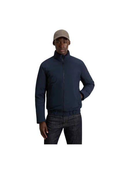 Kurtka bomber Woolrich retro niebieski