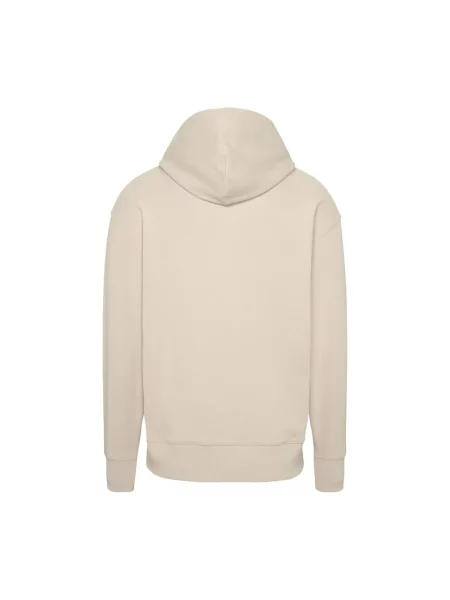 Bluza z kapturem Tommy Jeans z logo beżowa