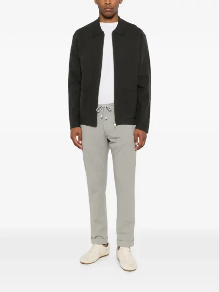 Pantaloni Eleventy cu cordon verde