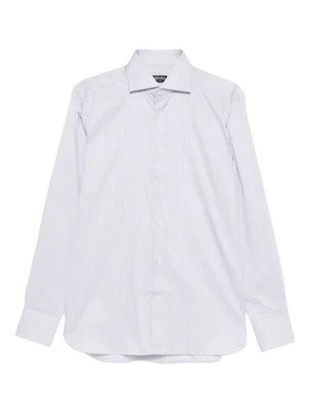 Cămașă Zegna cu dungi albastru