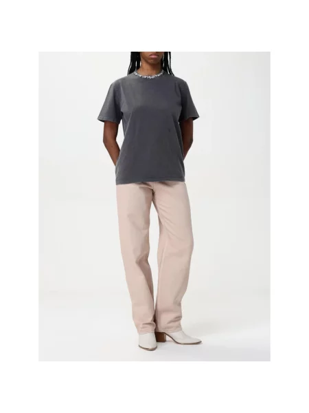 Jeansy straight leg Golden Goose szare