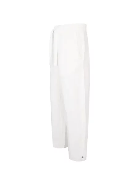 Pantaloni Exit Society de in cu cordon alb