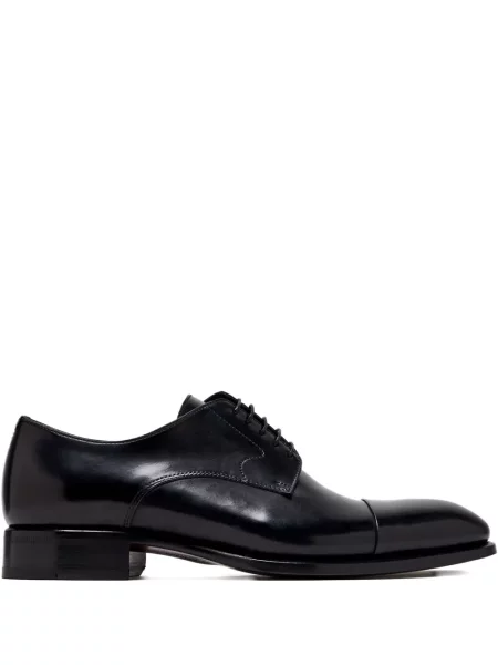 Șapcă Brioni din piele negru