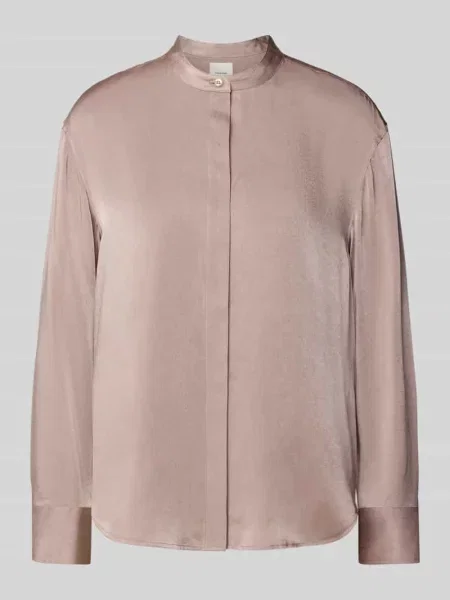 Bluzka o kroju relaxed fit ze stójką Calvin Klein Womenswear