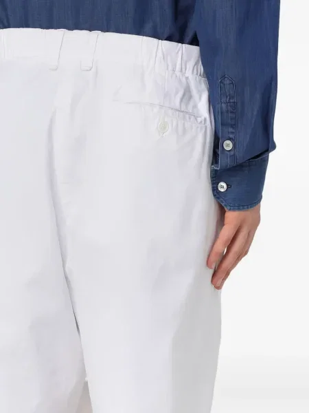 Pantaloni scurți Giorgio Armani plisate alb