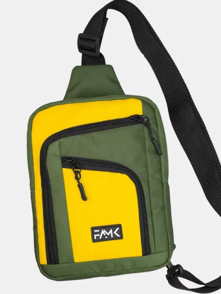 Сумка через плечо Famk желтая