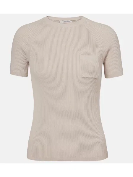 Top 's Max Mara tricotate bej