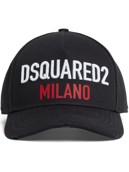 Șapcă Dsquared2 cu broderie negru