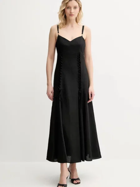 Twinset rochie din amestec de in negru