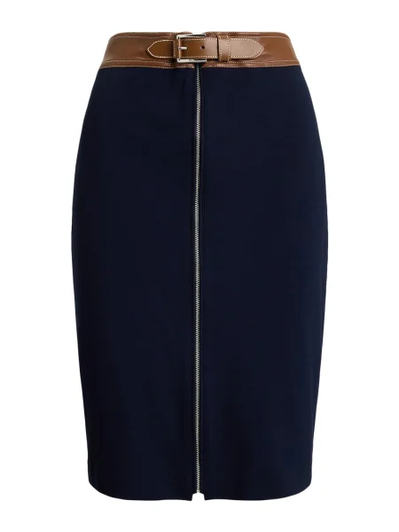 LAUREN RALPH LAUREN Fustă tip creion Bleumarin maro