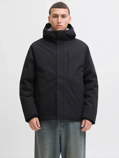 JACK & JONES Geacă de primăvară-toamnă JJEKEEN' negru